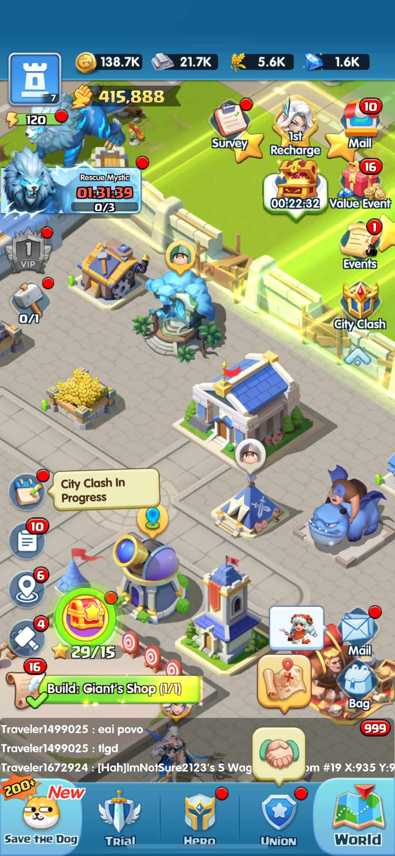 X-Clash level progression and challenges